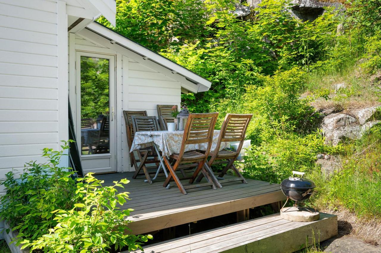 Kragero Hytte Havsutsikt Exteriér fotografie